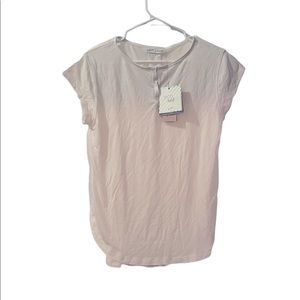 Light Cream Soft Wool T-Shirt size small